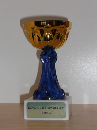 Pohár za 3. místo na Memoriálu J.Juroszka 2011